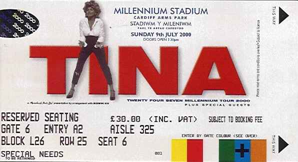 Tina Turner Ticket